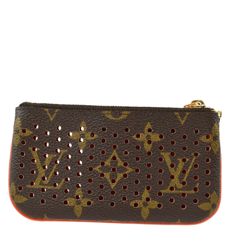 Louis Vuitton Monogram Perfo Pochette Cles Coin Purse M95222