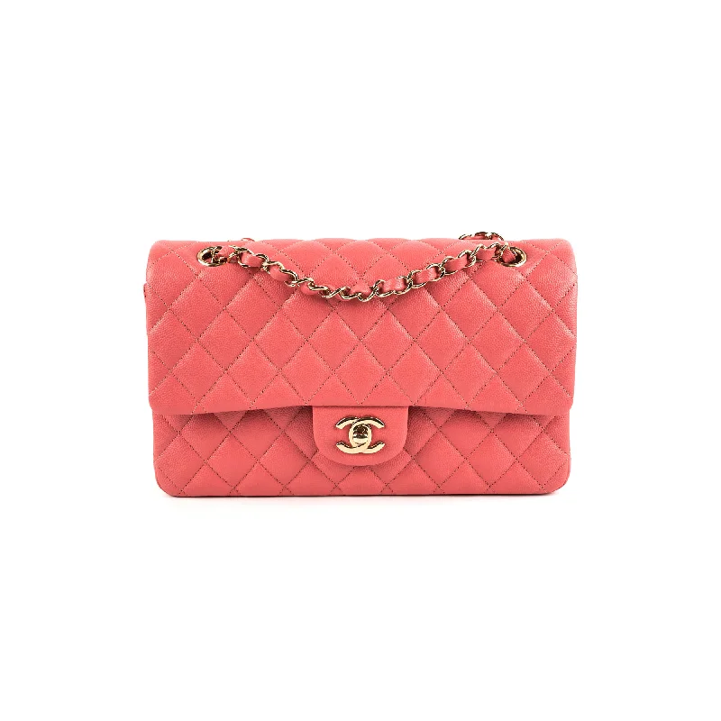 Chanel Caviar Medium/Large Double Classic Flap Pink