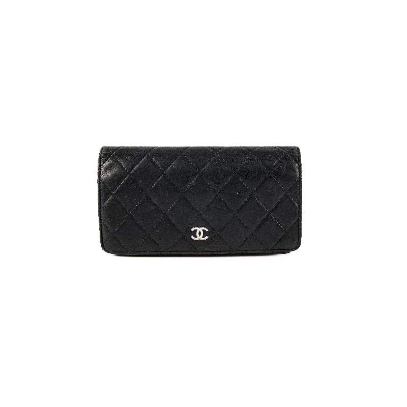 Chanel Wallet Lambskin Black