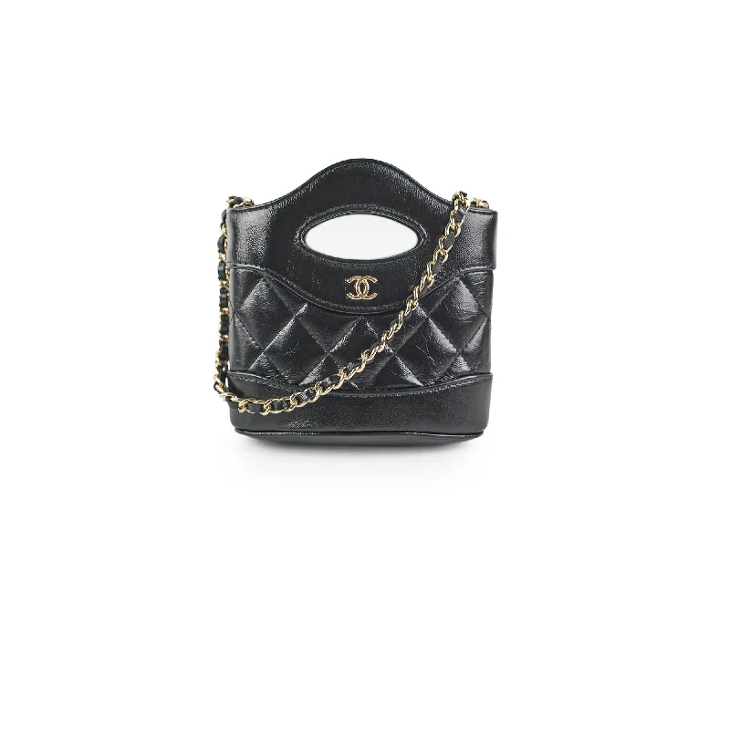 Chanel Micro 31 24S Crossbody Bag Black