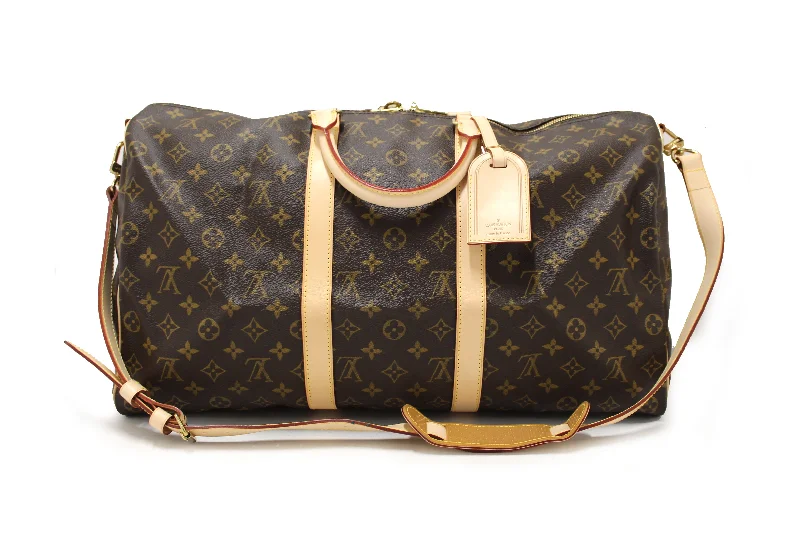 Authentic NEW Louis Vuitton Classic Monogram Keepall 50 Travel Bag