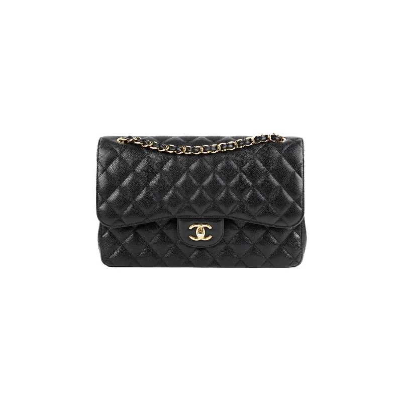 Chanel Jumbo Flap Caviar Black