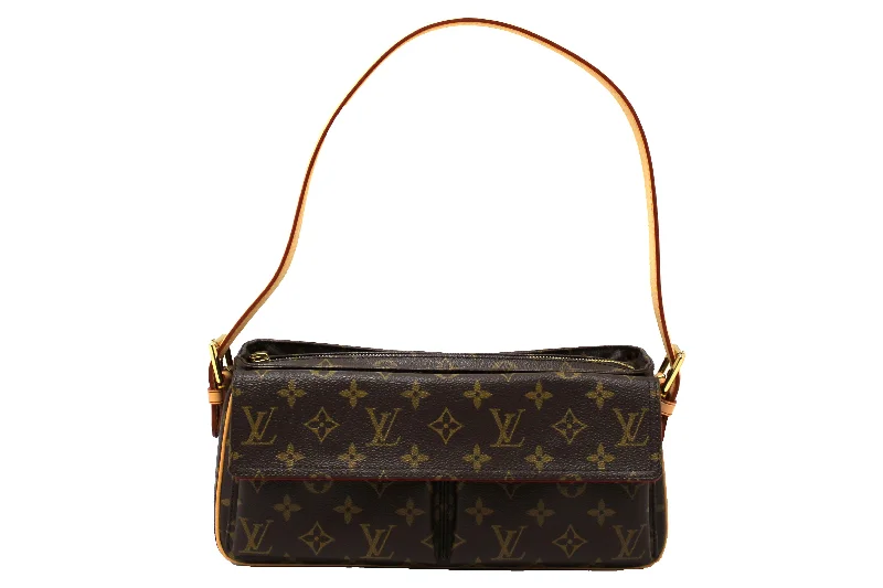 Authentic NEW Louis Vuitton Classic Monogram Viva-Cite MM Shoulder Bag